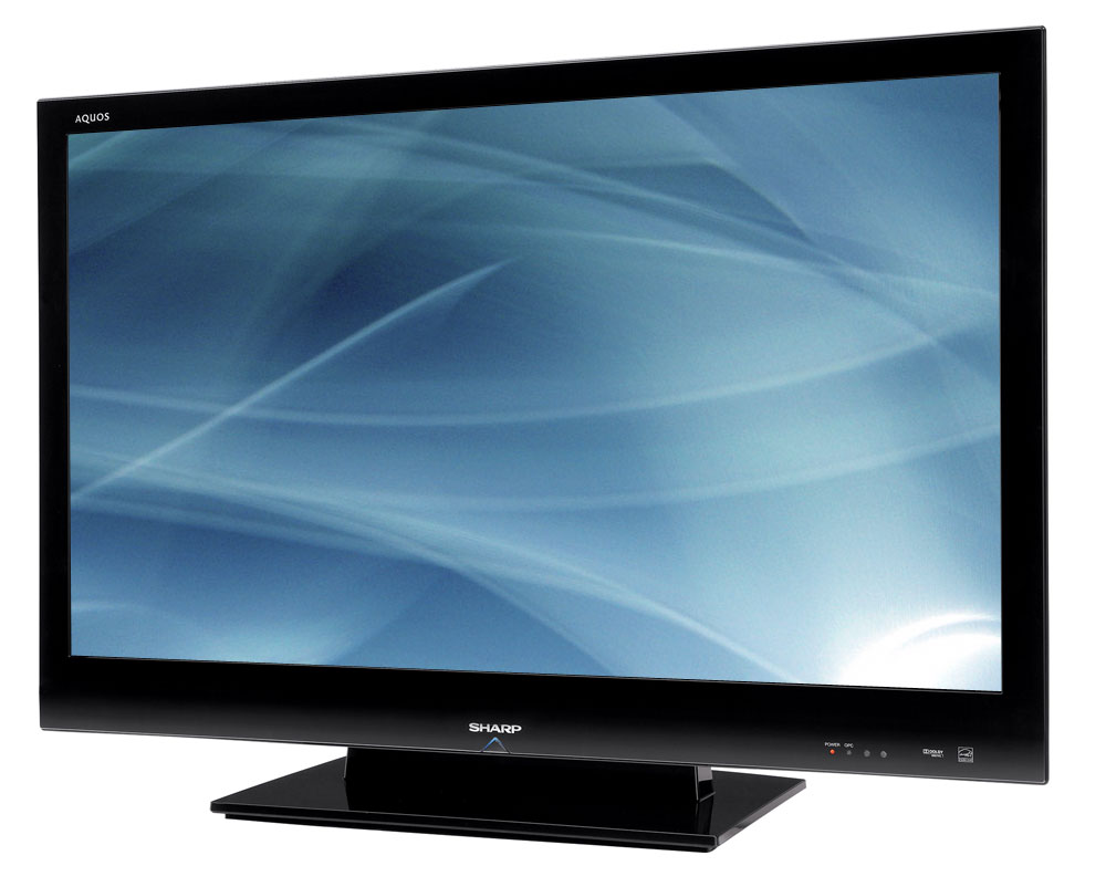 Sharp Aquos 40 inch LED-backlit LCD TV - Click Image to Close